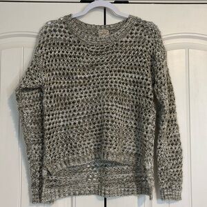Brown and cream pullover sweater by Eyelash in size XL